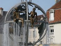 Fontaine le Doubs et la Loue – Place Jules Grévy – Dole
