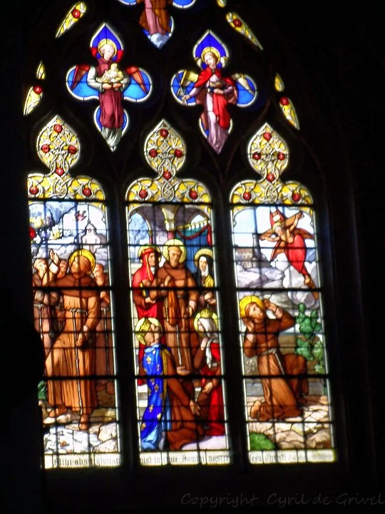 Vitrail de La collegiale Notre-Dame