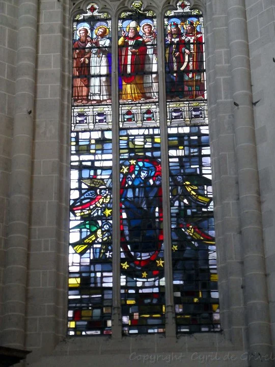 Vitrail de La collegiale Notre-Dame